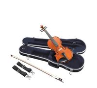 Violín Violín para principiantes Violín hecho a mano de madera maciza 1/2 4/4 (Color : 3/4)