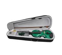 Violín Violín Profesional 4/4 Para Principiantes Violín Verde Con Estuche/arco/puentes/afinador/silencio/juegos De Accesorios De Cuerdas(Violin)