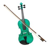 Violín Violín Profesional 4/4 Violín Acústico De Madera Maciza Violín Verde Con Estuche De Tela Arco Instrumento Musical De Cuerda Regalos De Violín