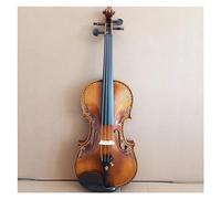 Violín Violín profesional de abeto europeo tallado a mano, violín 4/4 con estuche y arco