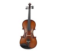 Violín Violín Rayado Mate Antiguo Hecho A Mano Profesionalmente Tablero De Abeto 4/4 Piezas De Ébano De Violín De Arce Flameado Natural(3/4)