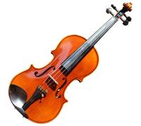 Violín Violín solo Violín hecho a mano Patrón de tigre hecho a mano puro Adulto (Color : 1/2)