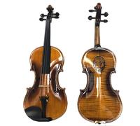Violín Violín tallado a mano, patrón de madera maciza, examen de grado, colección de rendimiento, violín