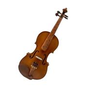 violines Hecho a mano madera de arce naranja 4 cuerdas eléctrico acústico 4/4 violín sonido claro y enorme