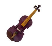 violines Hecho a mano madera de arce púrpura 5 cuerdas eléctrico acústico 4/4 violín sonido claro y enorme