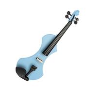 violines Juego de violín 4/4 azul claro seleccionado cuerpo de madera maciza con arco de violín + cuerdas de violín
