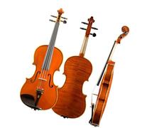 violines Material de arce seleccionado Violín principiante adulto 4/4 3/4 1/2 1/4 Violín de madera maciza hecho a mano(4/4)