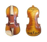 Violines Violín 4/4 con estuche con incrustaciones y un tono rico y dulce