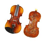 violines Violín 4/4 hecho a mano violín 4/4 tallado tono fuerte excelente con estuche y arco