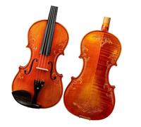 violines Violín 4/4 Tono abierto Madera de abeto seleccionada Flor tallada Tono rico Hermosa artesanía