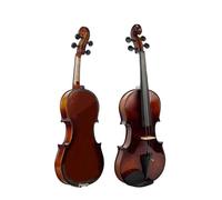 violines Violín acústico obra maestra hecha a mano y vintage italiano pintado a mano 4/4 violín de tamaño completo marrón(Dark brown)