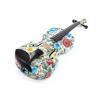 violines Violín elegante hecho a mano artesanal con arco y estuche Violín acústico colorido