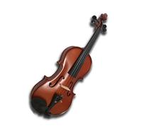 violines Violín hecho a mano con piezas seleccionadas de ébano para principiantes para practicar violín 4/4 3/4 1/2 1/4 1/8(1/8)