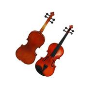violines Violín mate de madera maciza 4/4 3/4 1/2 1/4 1/8 1/10 1/16 Diapasón de ébano con tapa de abeto para adultos(1/16)