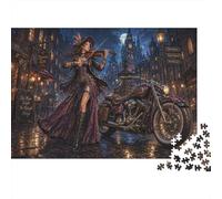 Violinista gótico Victoriano Puzzle 1000 Piezas Adultos Y Niños,Rompecabezas,Premium,14 Años+,Deco Pared,Regalo Ideal,Anti-estrés,Relax,Desafío,Reto,Cartón,Educativo 52x38cm
