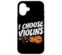 Violinista I Choose Violins Instrumento de Cuerda Violín Carcasa para iPhone 16