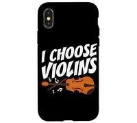 Violinista I Choose Violins Instrumento de Cuerda Violín Carcasa para iPhone X/XS