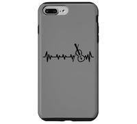 Violinista-Músico Violín Música-Instrument Cardiogram Violín Carcasa para iPhone 7 Plus/8 Plus