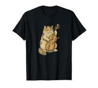 Violonchelo Calico Cat Art Violonchelo Orquesta Persa Camiseta