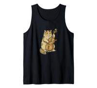 Violonchelo Calico Cat Art Violonchelo Orquesta Persa Camiseta sin Mangas