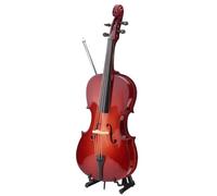 Violonchelo en miniatura de madera hecho a mano con decoración realista para estanterías, escritorios, amantes de la música para exhibir escritorio con diseño musical
