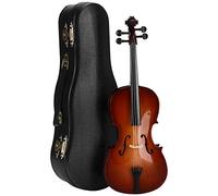 Violonchelo en Miniatura, Modelo de Madera de Adorno para Decoración y Colección, Gran Idea de, Incluye y Estuche de Transporte, 9,1 Pulgadas, Exquisito Instrumento de Madera de