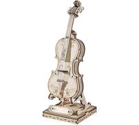 Violonchelo Puzzles 3D Madera,Auto con Cabina Conductor Bloques Rompecabezas Juegos,Bricolaje Montaje Manualidades Acertijos