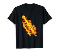 Violonchelo Sobre El Fuego Regalo Amante Del Cello Camiseta