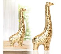 Violotoris Decoración cerámica diseño Unicue Jirafa Dorada Estado Animal Estilo Moderno(Jirafa)