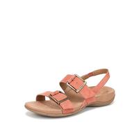Vionic Reese Slingbacks para mujer, Apricot Brandy Ante en relieve, 8 Narrow