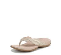 Vionic Sandalias Bella Braid para mujer, cuero dorado, 10 Wide