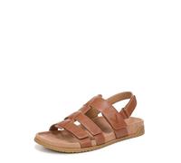 Vionic Sandalias planas Eureka para mujer, marrón (Tan Leather), 40.5 EU