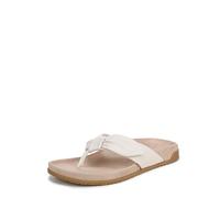 Vionic Sandalias planas Eva para mujer, Piel de sal marina, 4 UK Wide