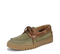 Vionic Uptown Boat, Zapatillas Hombre, Piel de Nobuck Verde Oliva, 39 EU
