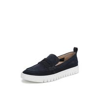 Vionic Uptown, Mocasín Mujer, Gamuza Blanca Azul Marino, 37.5 EU
