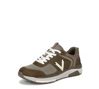 Vionic Walk Strider Knit, Zapatillas Hombre, Gamuza de Punto Oliva Oscuro, 44 EU
