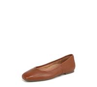 Vionic Women's Orinda Ballet Flat, Tan Calf Leather, 6.5 UK Wide