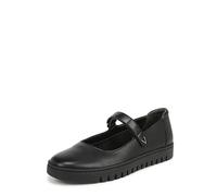 Vionic Women's Uptown Maryjane Mary Jane Flat, Piel Negra, 36.5 EU