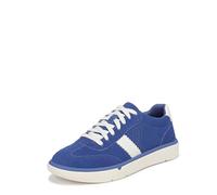 Vionic Zapatillas City Walk con Cordones para Mujer, Gamuza Azul Mazarine, 6 UK Wide