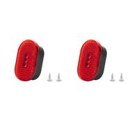 VIOPDER 2X Luces Traseras Led Pantalla de Guardabarros Trasero Pantalla de Lámpara Trasera de Freno para Pro 2 Mi3 Scooter Eléctrico Luces de Freno de Luz de Freno