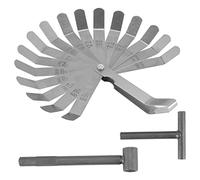 VIOPDER 3 Piezas de Tornillo de VáLvula de Motor, Herramienta de Ajuste de Llave, Herramientas de Ajuste de Espacio de VáLvula + Calibre de Espesores 0,005-0,020 Pulgadas