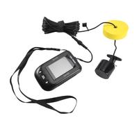 VIOPDER Fish Finder Portable Depth with Temp Display & Wide Sonar | Compact, design with intuitive controls makes it easy to install on kayaks, boats, or , ready in minutes.