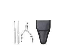 VIORED Kit de Cortaúñas Negro Cuidado Personal Pedicura Pedicura Clippers portátiles Nails Thick Uso de hogar 3 Piezas for Hombres Mayores Juego de Tijeras para Uñas (Size : B)