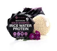 Viori Barra de champú, jardín de terraza, hecha a mano con agua de arroz Longsheng e ingredientes naturales, sin sulfatos, sin parabenos, sin crueldad, sin ftalatos, pH equilibrado 100% vegano, cero