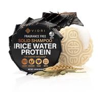 Viori Barra de champú, Native Essence sin fragancia, hecha a mano con agua de arroz Longsheng e ingredientes naturales, sin sulfatos, sin parabenos, sin ftalatos, pH equilibrado 100% vegano, cero