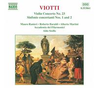 Viotti, G.B. – Concierto para violín n.º 23 / Sinfonías concertantes n.º 1 y 2 – NAXOS