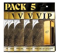 VIP-007 Ambientador para coche, 5 unidades, purificador de aire, fragancia para coche, apartamento e interiores, perfumes de lujo, accesorio