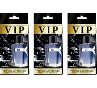 VIP-10 - Ambientador para coche, 3 unidades, aroma de larga duración, para coche, hogar y oficina, inspirada en el diseñador