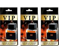VIP-20 - Ambientador para coche, 3 unidades, aroma de larga duración, para coche, hogar y oficina, inspirada en el diseñador