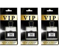 VIP-500 - Ambientador para coche, 3 unidades, para colgar en el coche, casa y oficina, fragancia inspirada en el diseñador